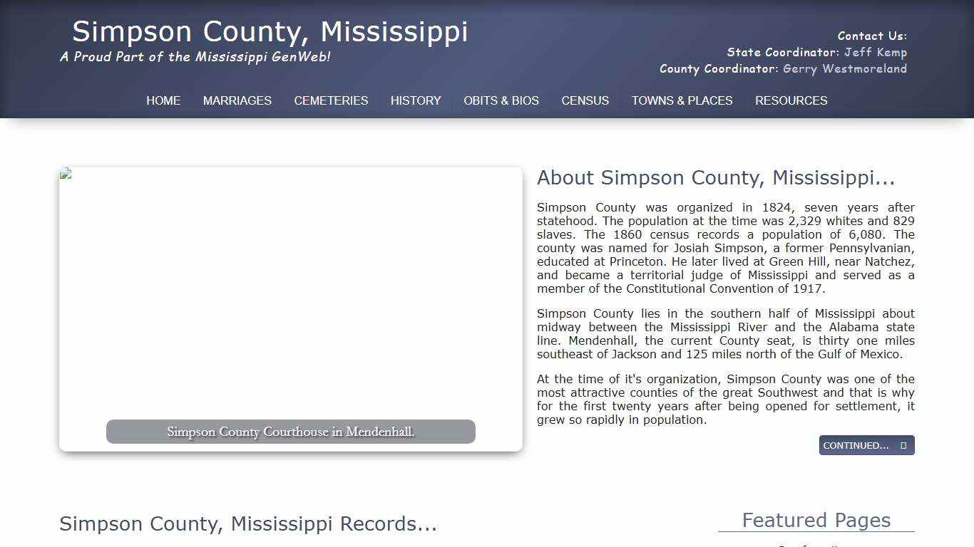 Simpson County MSGenWeb