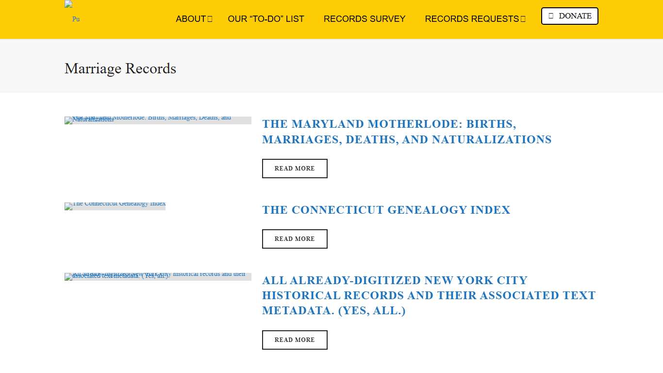 Marriage Records Archives - Reclaim The Records